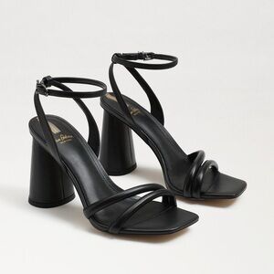 Sam Edelman KIA BLOCK HEEL SANDAL in Black Size 9 NEW